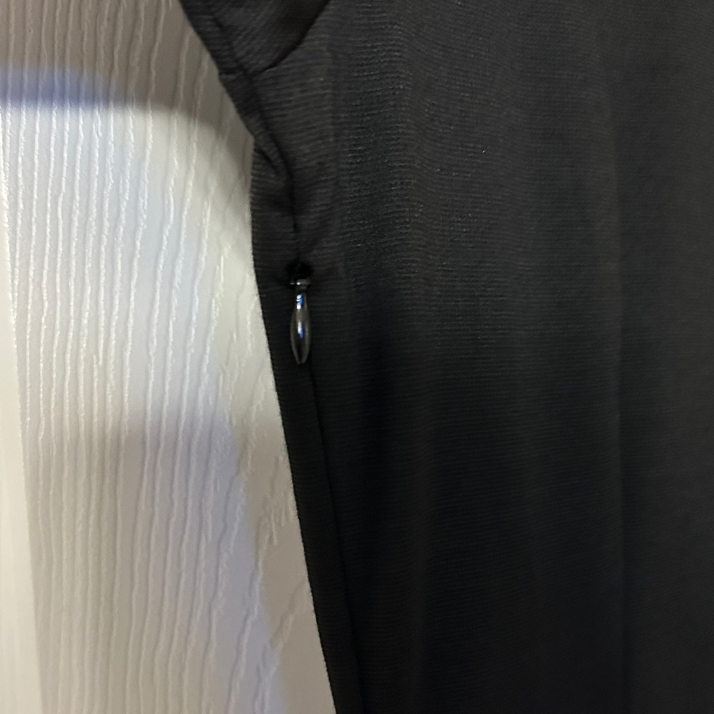 Women’s medium Black 3/4 Sleeve Swing Dress w/POCKETS BNWT - Picture 6 of 9